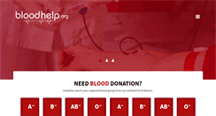 Desktop Screenshot of bloodhelp.org